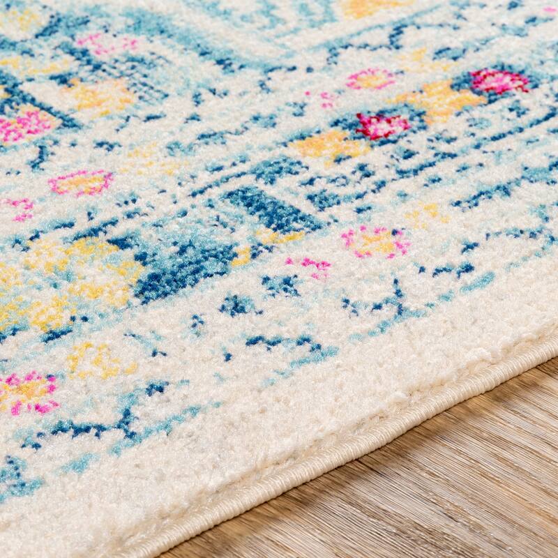 The Curated Nomad Shratton Distressed Persian Medallion Area Rug