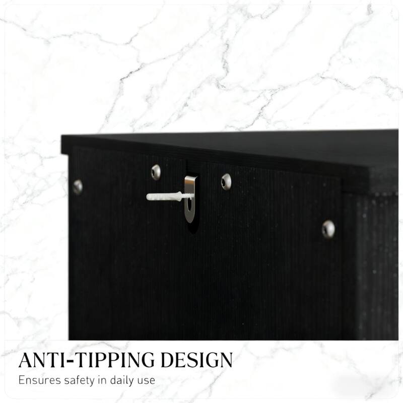 File Cabinet with 3 Drawers,Rustic Farmhouse Office Storage Cabinet,For Home and Office