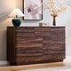 preview thumbnail 22 of 26, Modern 7 Drawer Dresser for Bedroom, Chest of Drawers, TV Stand Brown