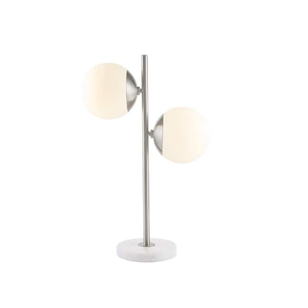 Holloway Table Lamp With White Round Shade By Ink Ivy Overstock 19429587 Gold