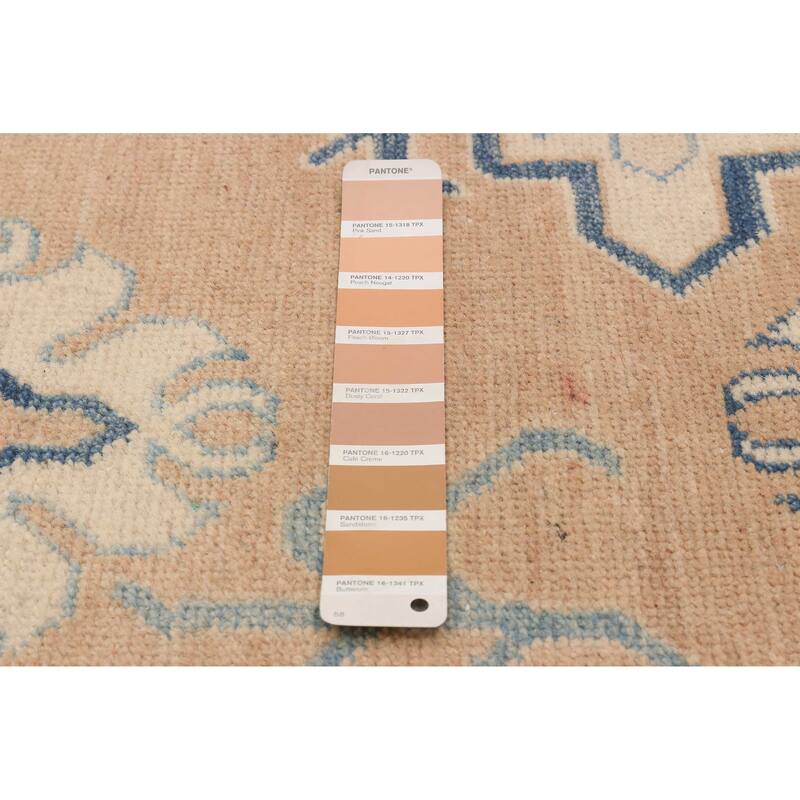 ECARPETGALLERY Hand-knotted Finest Ghazni Tan Wool Rug - 8'5 x 12'8