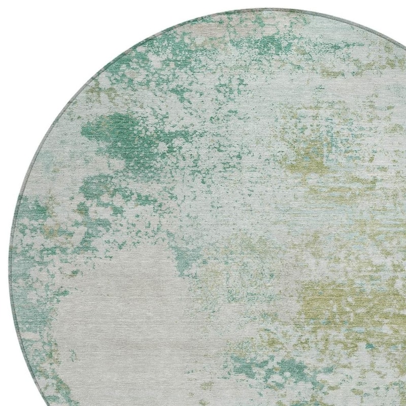 HomeRoots Abstract Transitional Rectangle Outdoor Rug
