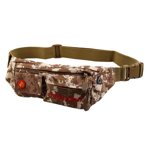 FreeKnight Authorized Running Jogging Sports Pouch Waist Bag Camouflage Khaki
