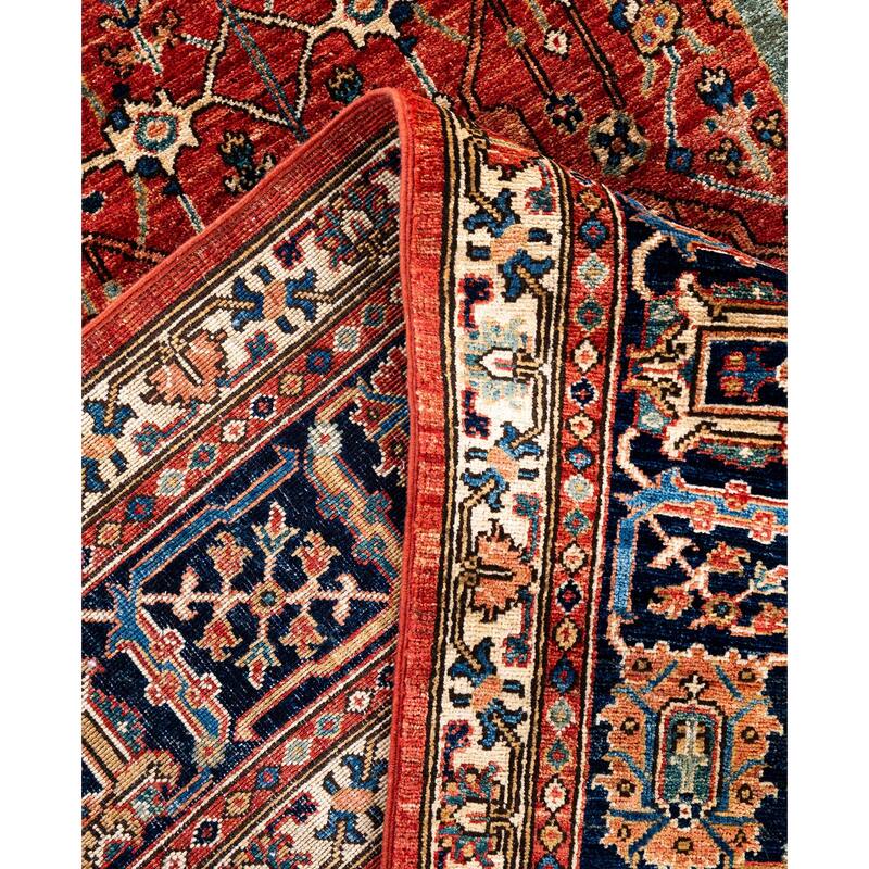 Serapi One-of-a-Kind Hand-Knotted Area Rug - Red - 7' 10" x 9' 10"