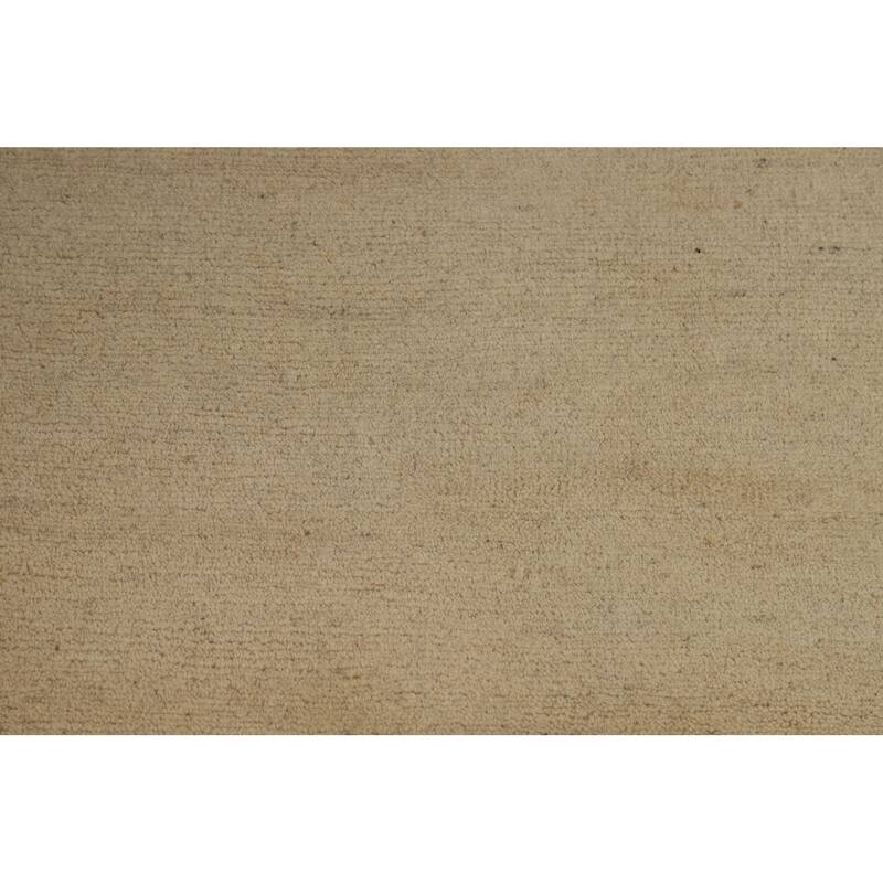 Modern Gabbeh Oriental Runner Rug Handmade Wool Carpet - 3'2"x 11'10"