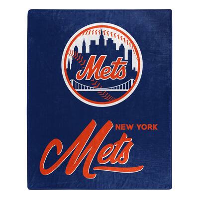 MLB New York Mets Signature Raschel Throw Blanket