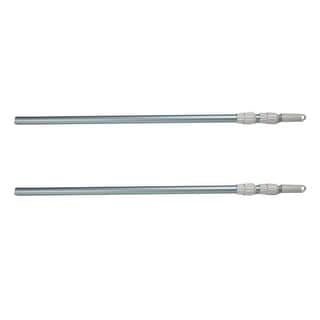 Intex 110" Telescoping Swimming Pool Cleaning Maintenance Pole Shaft  (2 Pack) - 3.5