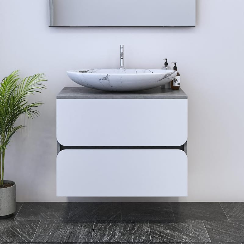 Azurro 2S 80 Floating Bathroom Vanity (32" Width)