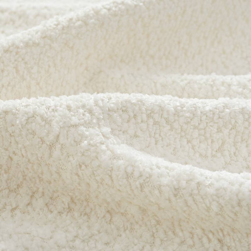 Roomfitters 132" Sectional Sofa, Modern Curved Design L-Shaped Modular Couch for Living Room Furniture