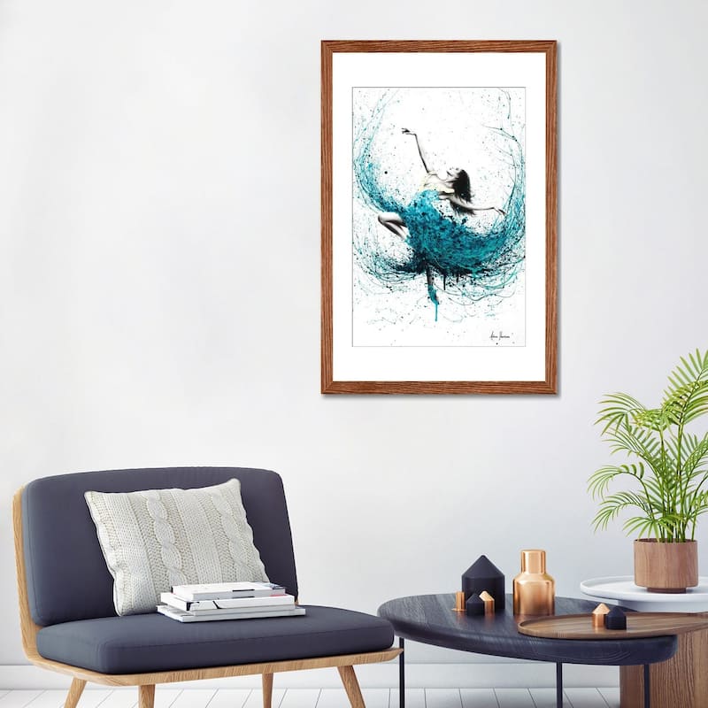 iCanvas "Teal Dancer" by Ashvin Harrison
