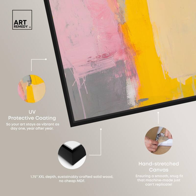 Tangerine Blush I Canvas by Art Remedy