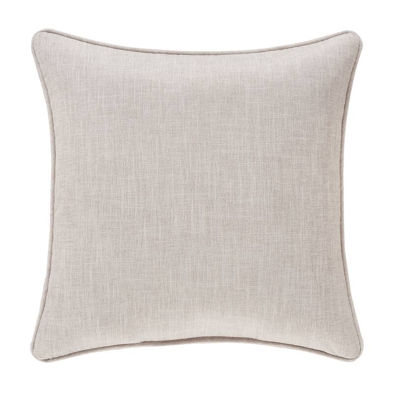 J. Queen New York Lauralynn 20" Decorative Throw Pillow - Accent - Polyester - Beige