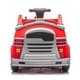 preview thumbnail 6 of 18, 12V Kids Ride On Electric Car.Fire Engine Shape Design with Early education function Red