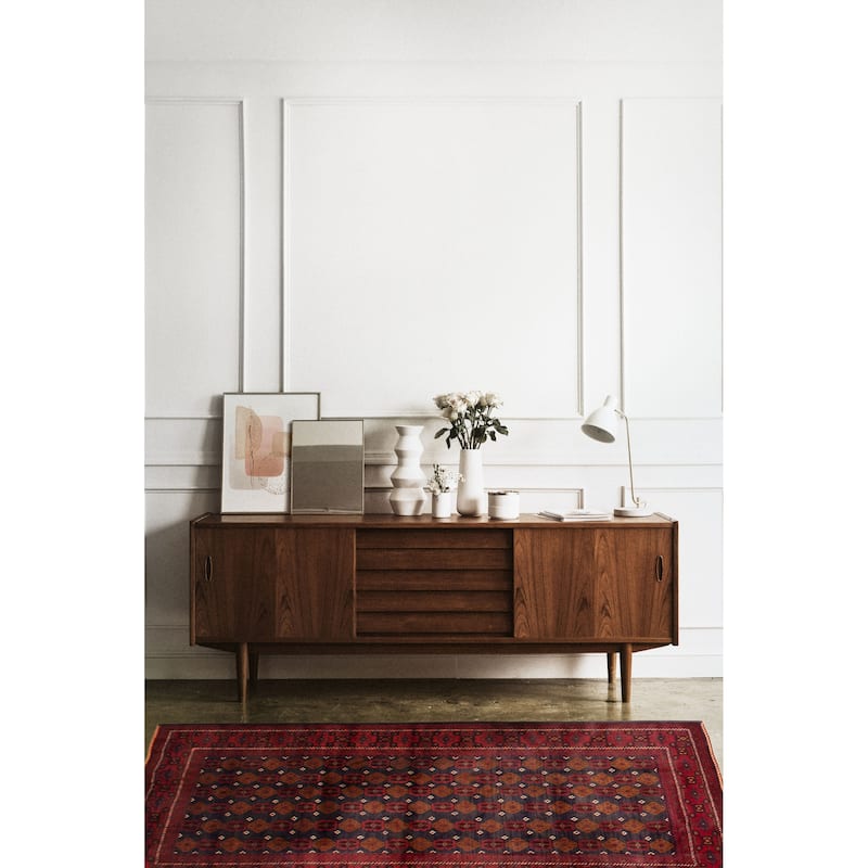 Teimani Navy Rug 3'11" x 6'7" - 3'11 x 6'7