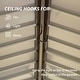 preview thumbnail 12 of 13, Domi Outdoor Living 8' x 5' Hardtop Aluminum Grill Gazebo with Side Shelves and Ceiling Hook