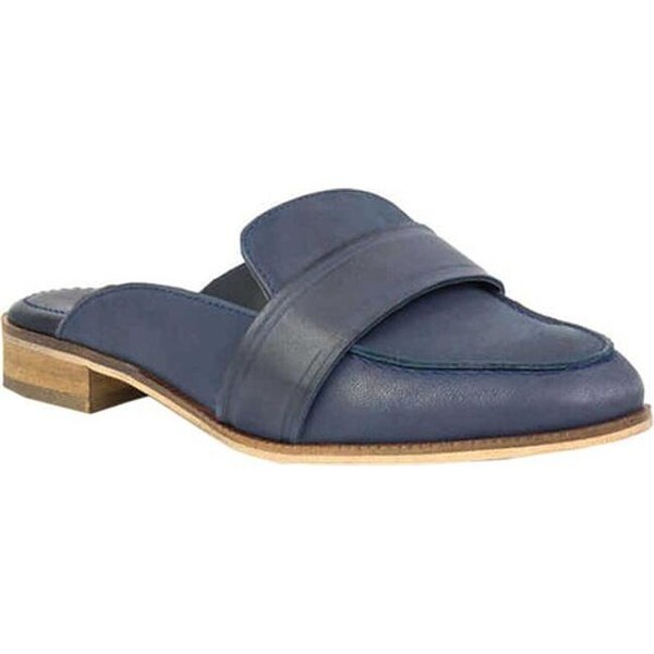 womens navy mules