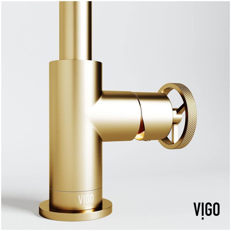 Vigo VG01047 Cass 1.2 GPM 9" H Single Handle Single Hole Bathroom