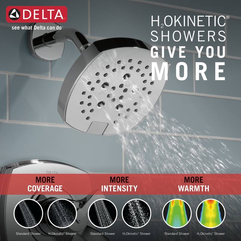 Delta Stryke Monitor 17 Series Dual Function Pressure Balanced Tub and