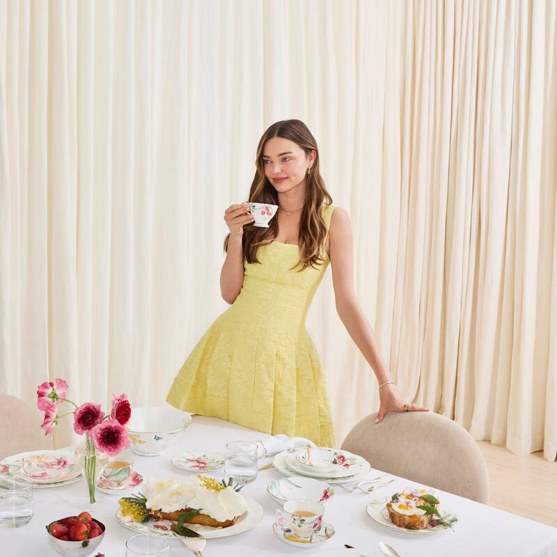 Royal Albert Miranda Kerr Australiana Teacup, Saucer & Plate 3-Piece Set
