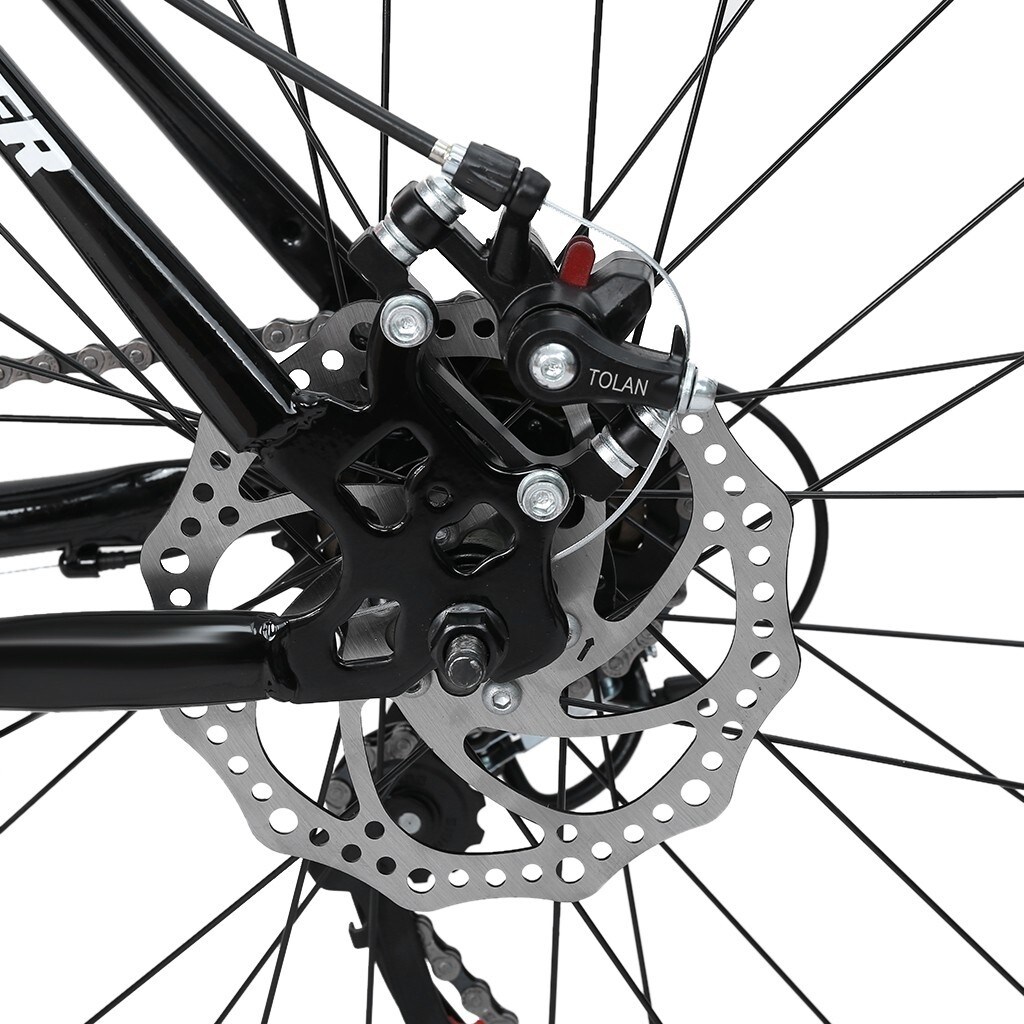 Commuters aluminum full suspension road bike 21 speed disc best sale brakes 700c