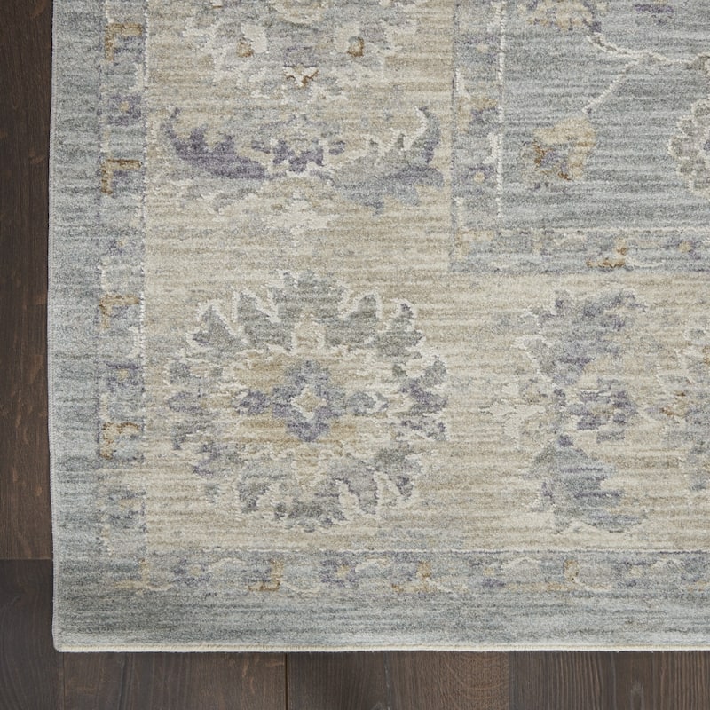 Power Loomed Floral Traditional Area Rug - 92' X '63' X '0.5