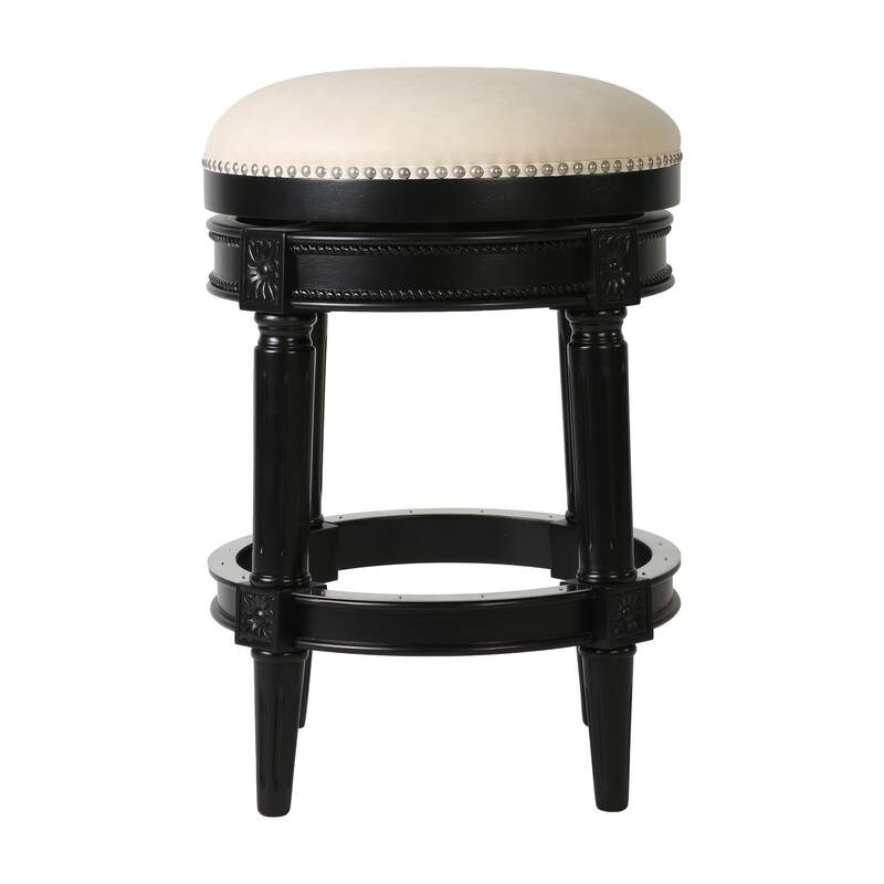 New Ridge Home Goods Chapman Backless Swivel 31"H Bar-Height Stool