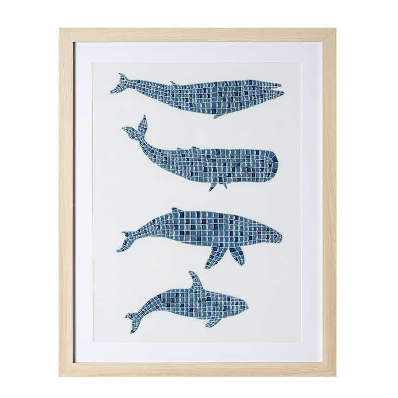 American Art Decor The Hatchlings Mosaic Wall Decor - 17.12" x 21.12"
