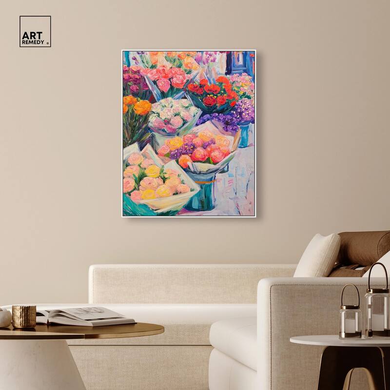 Market Blooms II Canvas by Art Remedy