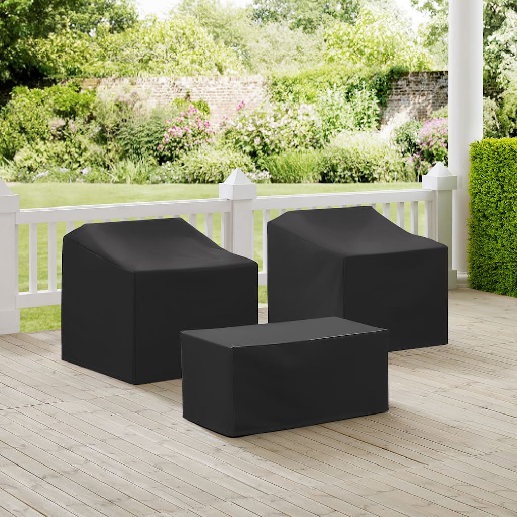 Crosley 3Pc Outdoor Furniture Cover Set