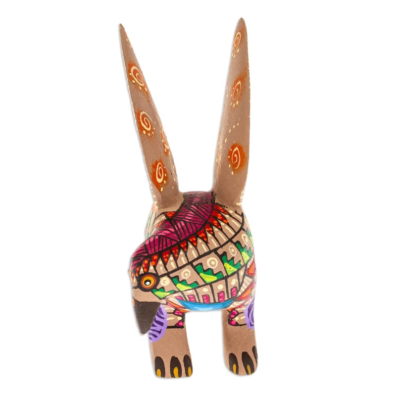 Novica Handmade Fiery Eagle Wood Alebrije Figurine