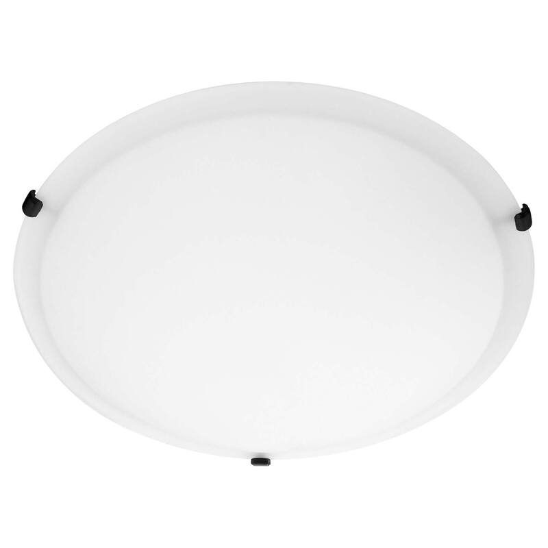 Quorum International 4 Light 20" Wide Semi-Flush Bowl Ceiling Fixture - Matte Black