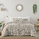 preview thumbnail 1 of 4, Sweet Jojo Designs Vintage Floral Boho Girl 3pc Full Queen Comforter Set - Blush Pink Yellow Green White Shabby Chic Farmhouse