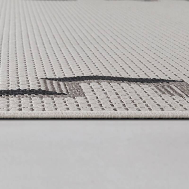 Samina Transitional Border Indoor/Outdoor Area Rug