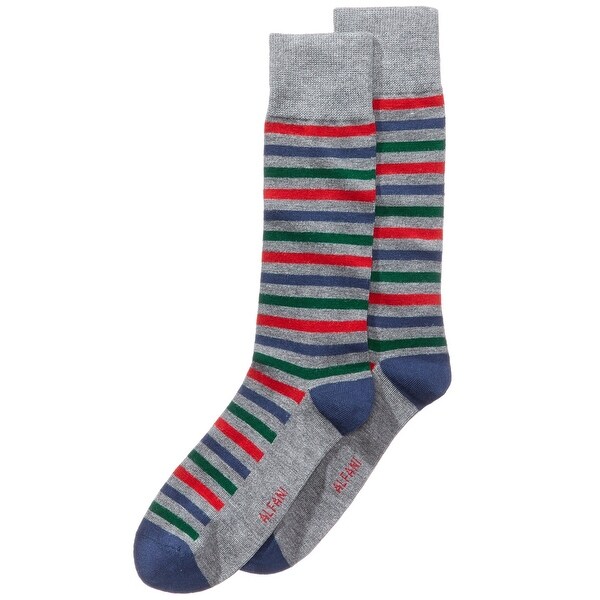 Alfani Mens Striped Midweight Socks. Opens flyout.