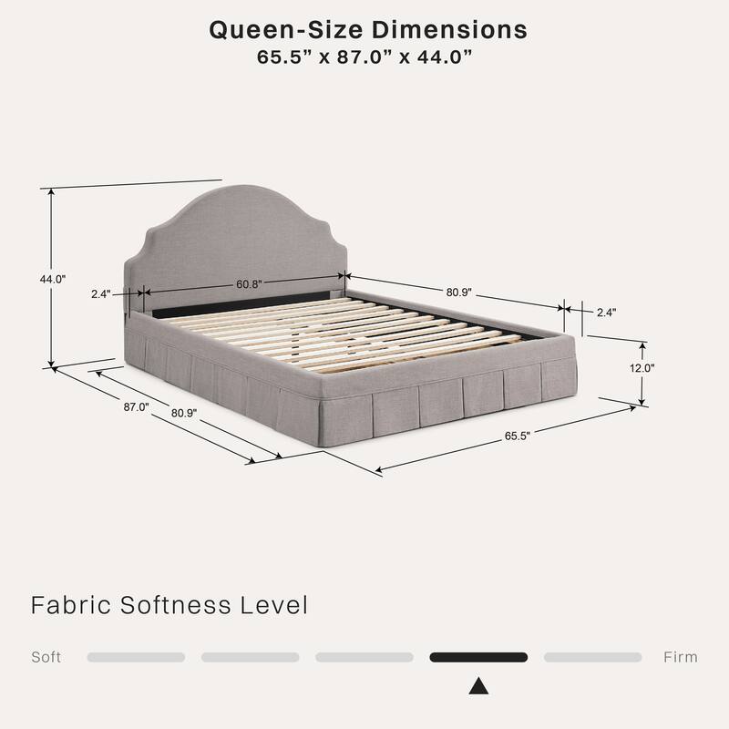 Canton Upholstered Queen Size Storage Bed