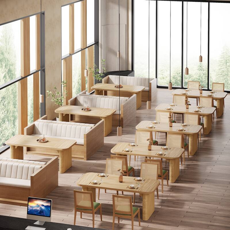 Wood Dining Table, Modern Kitchen Table, Dining Room Accent Table