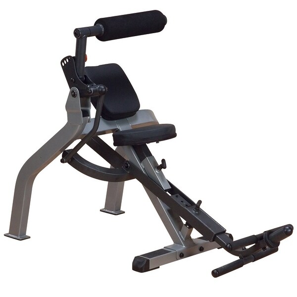 Body-Solid Semi-Recumbent Dual Ab Bench - Black
