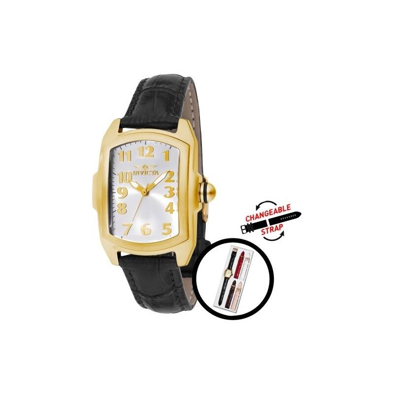 Invicta Women's 49816 Lupah Quartz PC21J Silver Dial Watch