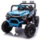 preview thumbnail 6 of 55, 24V 400W Kids Ride On Electric UTV W/Parents Remote Control,Four-Wheel Suspension,LED Lights,Portable Handle