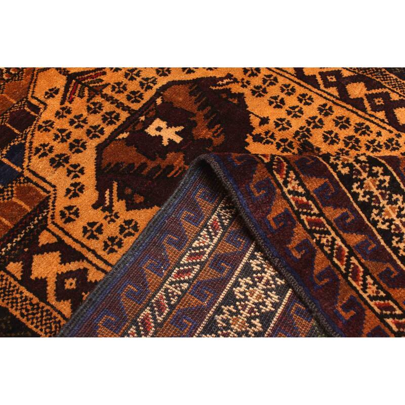 ECARPETGALLERY Hand-knotted Teimani Light Brown Wool Rug - 2'8 x 4'8