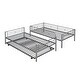 preview thumbnail 13 of 54, Full Size Loft Bed with Built-in L-Shaped Desk and Storage Shelves
