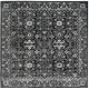 preview thumbnail 50 of 76, SAFAVIEH Evoke Adele Vintage Oriental Distressed Rug 3' x 3' Square - Charcoal/Ivory