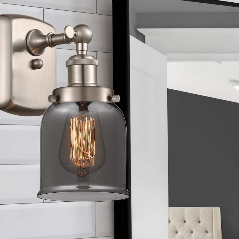 Innovations Lighting Small Bell 5" Wide Bathroom Sconce