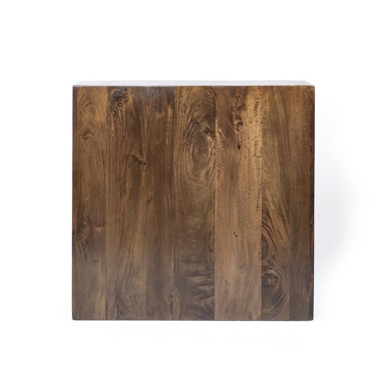 Coffee Table End Table Premium Solid Wood Square Coffee Table Brown