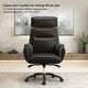 preview thumbnail 7 of 16, Eureka Ergonomic Leather Executive Swivel Office Chair Adjustable Home Sofa Chair, High Back Pillow Back