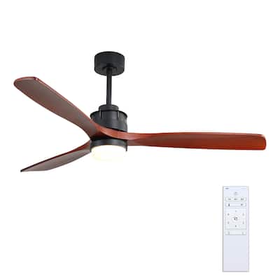 Clihome 60inch 3 Solid Wood Blade DC Motor Ceiling Fan