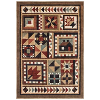 Style Haven Westley Primative Farmhouse Area Rug