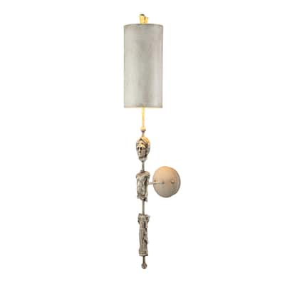 Fragment Sconce in Bone Finish - 10 x 6 x 37