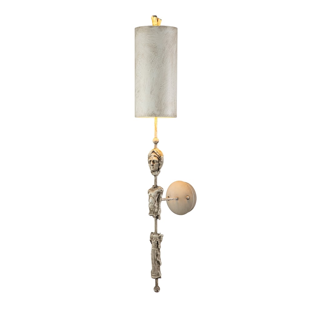 Fragment Sconce in Bone Finish - 10 x 6 x 37