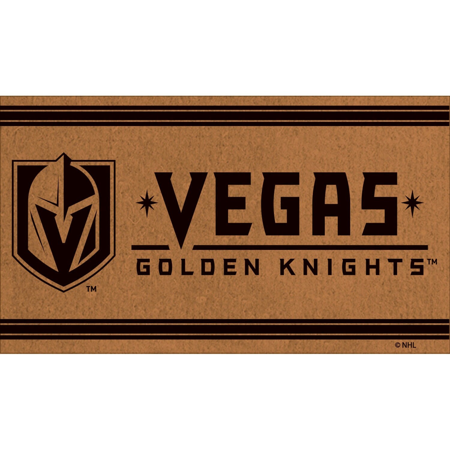 Evergreen Las Vegas Golden Knights, PVC Mat COLOR